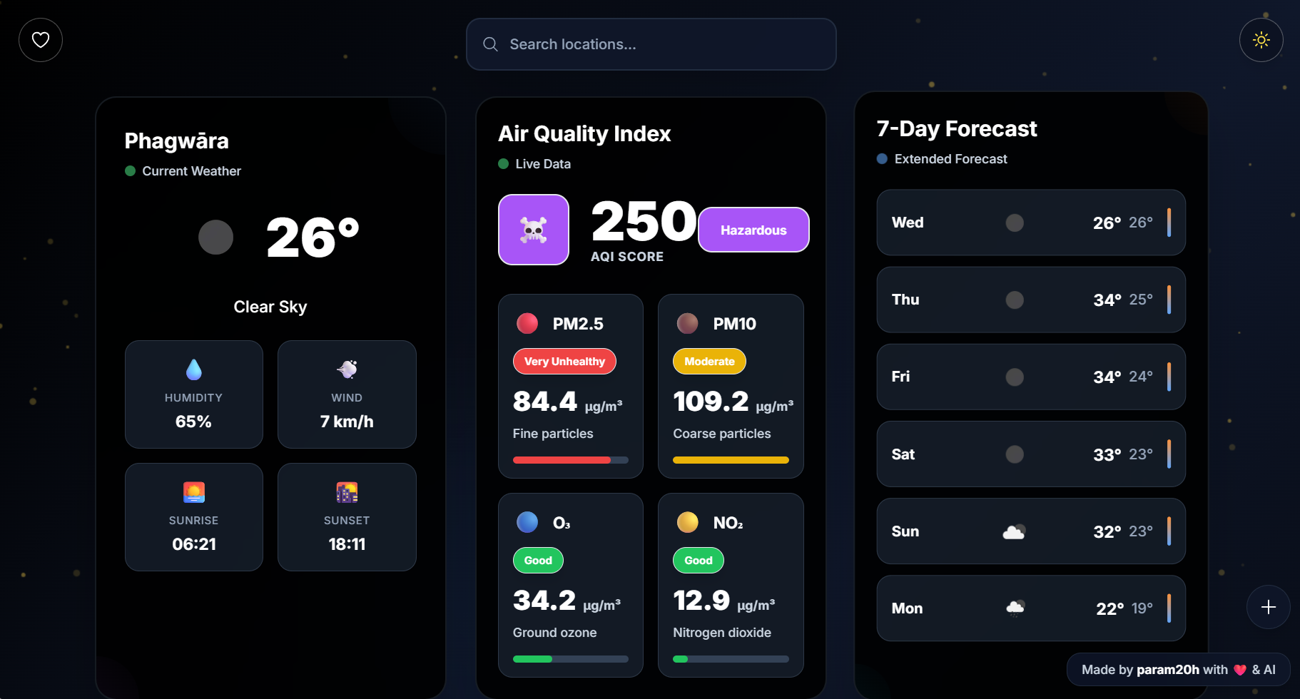Weather App Screenshot